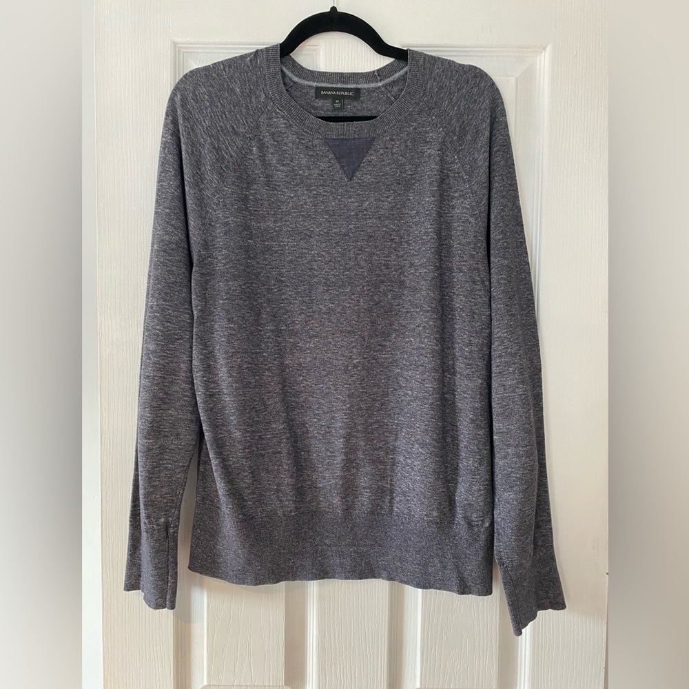 Banana Republic Grey Cotton Sweater